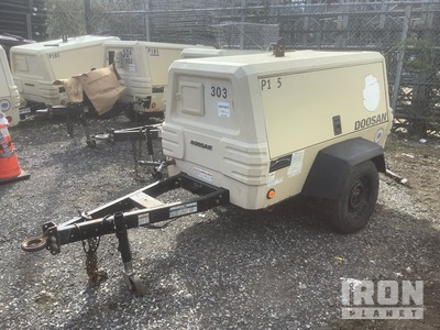 2019 Doosan P185 185 cfm Mobile Air Compressor