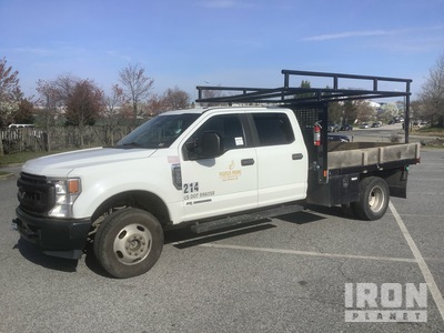 2021 Ford F-350 XL 4x4 Crew Cab Flatbed Truck