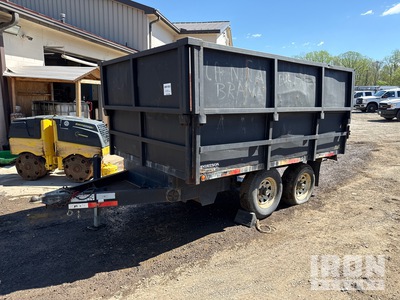 Anderson 10 ft T/A Custom Dump Trailer End Dump Trailer