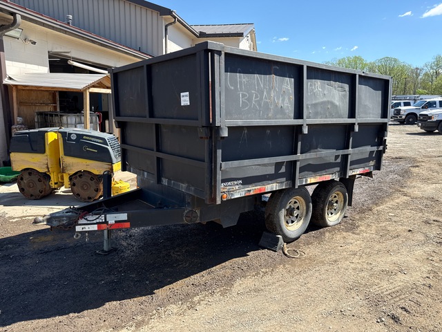 2004 Anderson 10 ft T/A End Dump Trailer