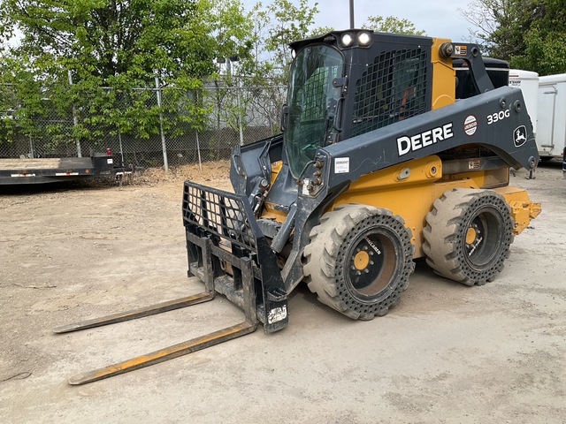 2018 John Deere 330G Skid Steer Loader