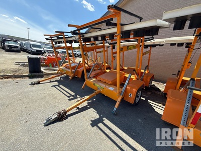 2020 Solar Tech Silent Sentinel Solar Arrow Board (Inoperable)