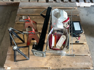 Quantity of Jack Stand, Jack, Tail Light Housing & Tire Inflator Assembly