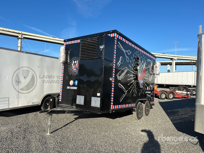 2026 Remolques FTM De Monclova 14 ft T/A Portable Barber Shop フードトレーラー
