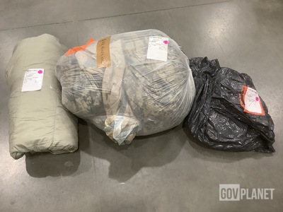 (34) Sleeping Bags, (16) Stuff Sacks, (3) Bivy Covers & Assorted Items