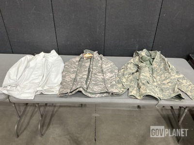 (7) Cold Weather Parkas, (3) Army Elements Jackets & Assorted Items