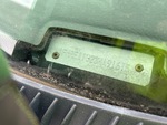 Dashboard VIN tag