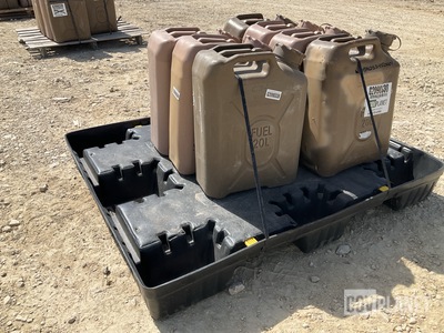 (7) Plastic Fuel Cans