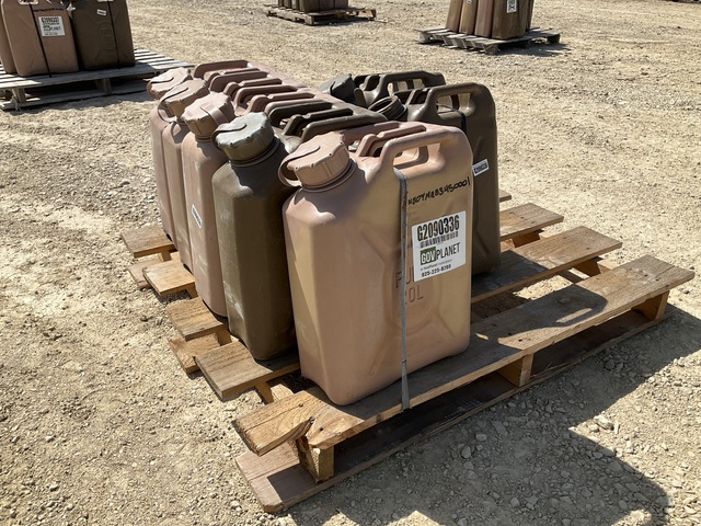 (7) Plastic Fuel Cans (7) Plastic Fuel Cans