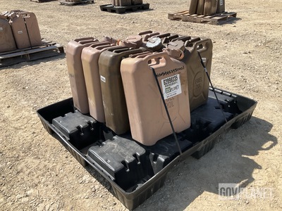 (7) Plastic Fuel Cans