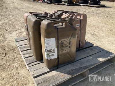 (7) Plastic Fuel Cans