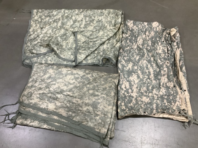 (10) Tarpaulins & (35) Wet Weather Poncho Liners (10) Tarpaulins & (35) Wet Weather Poncho Liners