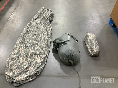 (5) Modular Sleeping Bag Systems, (12) Bivy Covers & Assorted Items