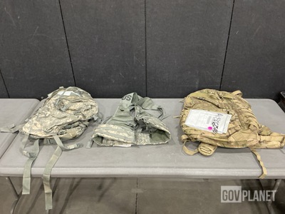 (31) Assault Packs, (44) Load Carriers, (11) Hydration Carriers & Assorted Items