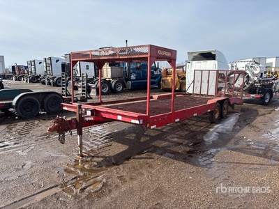 1988 Kaufman 22 ft T/A Equipment Trailer