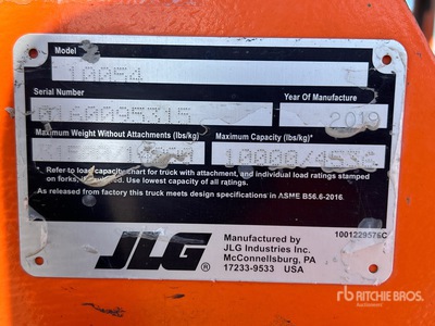 2019 SkyTrak 10054 Teleskoplader