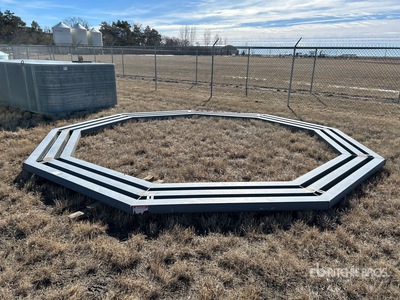 18 ft Triple Grain Bin Skid