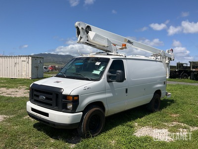 2010 Ford E-350 Super Duty Van Mounted Aerial Lift