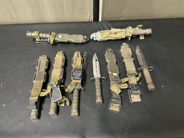 (48) Bayonet Knives w/Scabbards (48) Bayonet Knives w/Scabbards