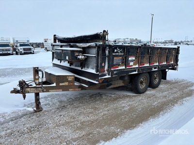 2012 Snake River 14 ft T/A Remorque à Benne Utilitaire