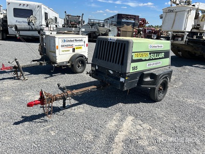 2018 Sullair 185DPQ 185 cfm Mobile Air Compressor