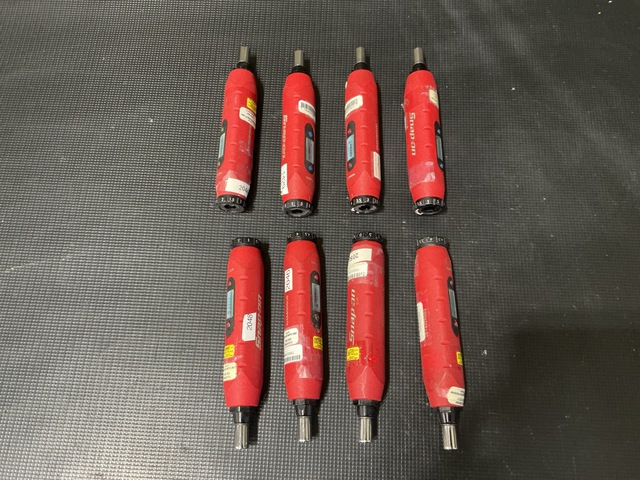 (13) Snap-On QDriver4 Torque Screw Drivers
