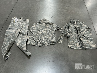 (10) Wet Weather Jackets, (2) Cold Weather Parkas & Assorted Items