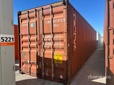 2007 40 ft High Cube Storage Container