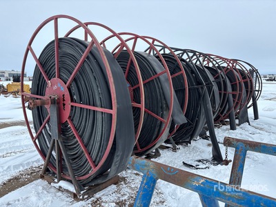 Quantity of (7) Large Hose Reels