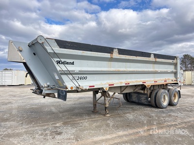 2007 Midland Sk2400 27 ft T/A Remorque à benne basculante