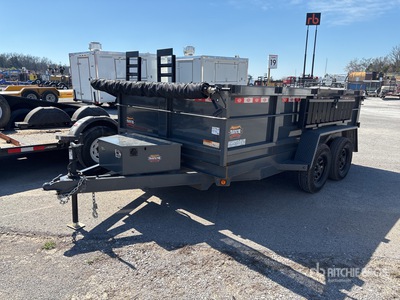 2025 Covered Wagon D-6X12X2X7 12 ft T/A Dump Utility Trailer