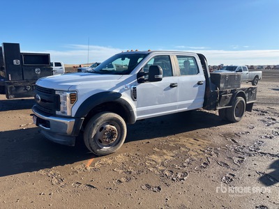 2019 Ford F-550 XL 4x4 Crew Cab Flatbed Truck