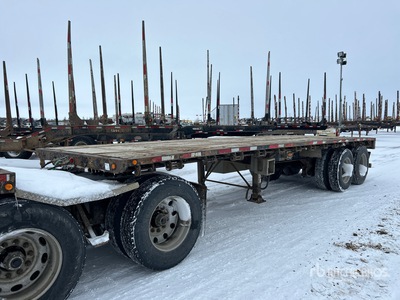 2011 Lode King 28 ft Super B-Train Pup Remolque caja abierta