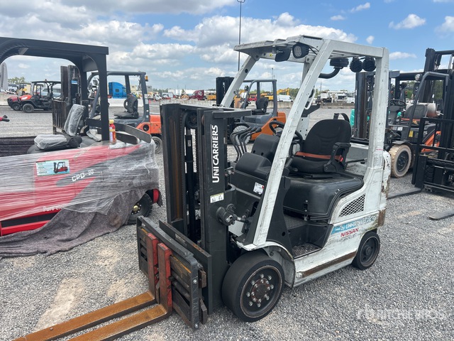 2014 Nissan MCP1F2A20LV 4000 lb Cushion Tire Forklift