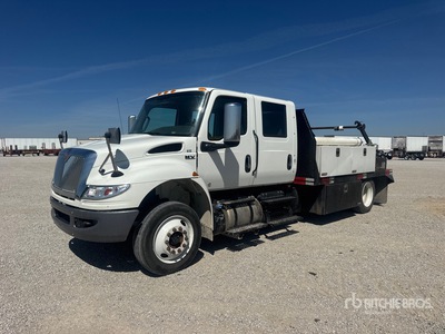 2022 International MV607 4x2 Crew Cab Reel Truck