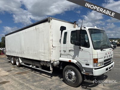 2006 Mitsubishi Fuso Fighter FN600 6x2 Curtain Side Truck (Inoperable)