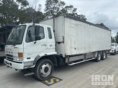 2006 Mitsubishi FN600 شاحنة جانبية بستائر