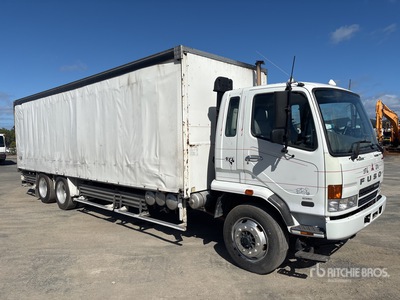2006 Mitsubishi Fuso Fighter FN600 6x2 Curtain Side Truck