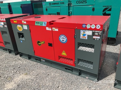2026 Ashita GFS-75 75 kVA Skid-Mounted Planta de Luz (Sin Usar) / Generator Set (Unused)