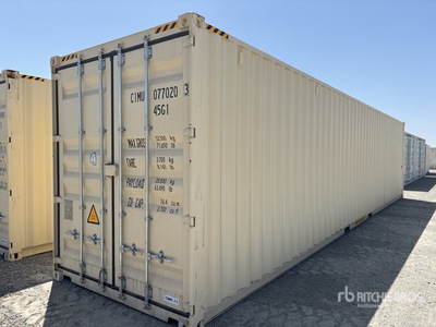 2026 40 ft High Cube Opslag container