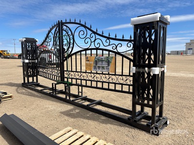2026 Suihe NFG-20FGP-D 20 ft x 5 ft Wrought Iron Bi-Parting Brama wjazdowa (Unused)