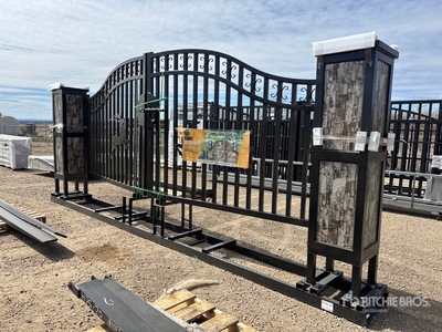 2026 Suihe NFG-20FGP-E 20 ft x 5 ft Wrought Iron Bi-Parting Brama wjazdowa (Unused)