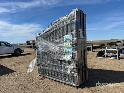 Quantity of (6) 2026 Suihe NG-14D -3 14 ft Steel Bi-Parting Driveway Gate (Unused)