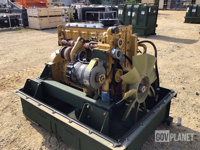 Cat 3126 Turbo Diesel Engine w/Container