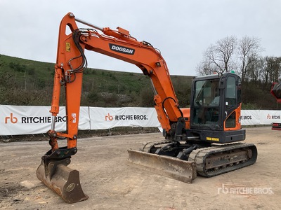 2021 Doosan DX85R-3 Tracked Excavator