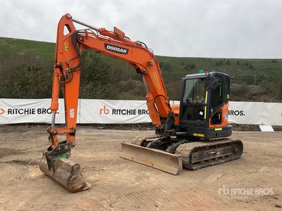 2021 Doosan DX85R-3 Tracked Excavator