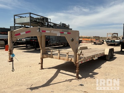 2006 Temco 24 ft T/A Gooseneck Apparatuur aanhangwagen