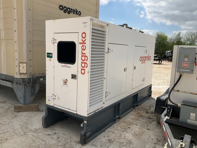 2012 Aggreko 168 kW Skid-Mounted Generator Set (Inoperable)