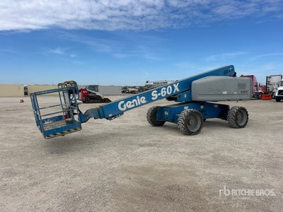 2013 Genie S-60X 4WD Diesel Telescopic Boom Lift
