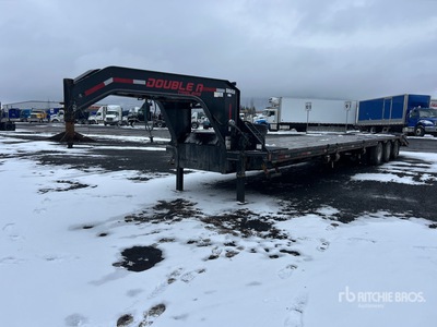 2022 GHB458 40 ft Gooseneck مقطورة معدات